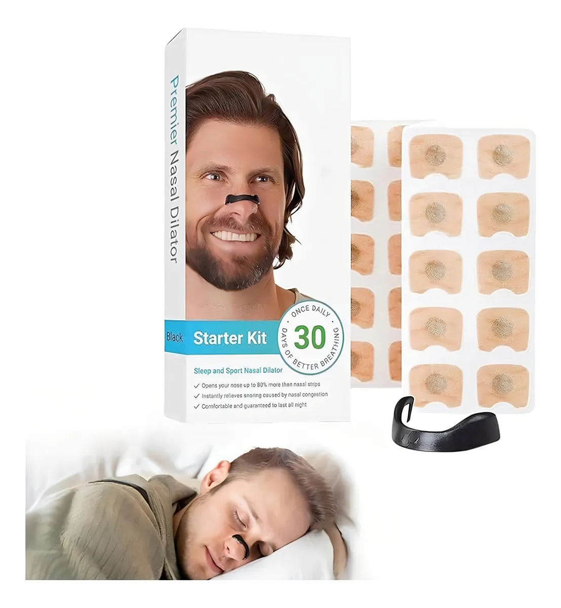 Dilatador Nasal Magnético Antirronquidos